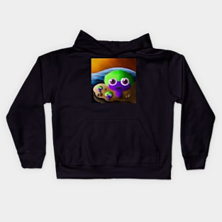 Cute monsters Kids Hoodie